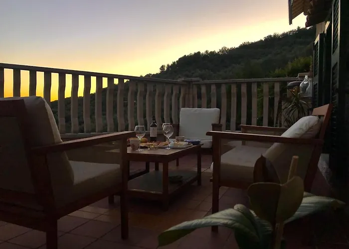 Apartmán Host4u - Cozy Terraced House With Beautiful View On The Olives Valley Montegrazie