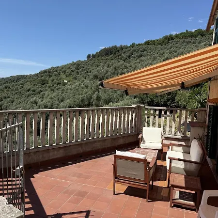 Host4u - Cozy Terraced House With Beautiful View On The Olives Valley Appartamento
